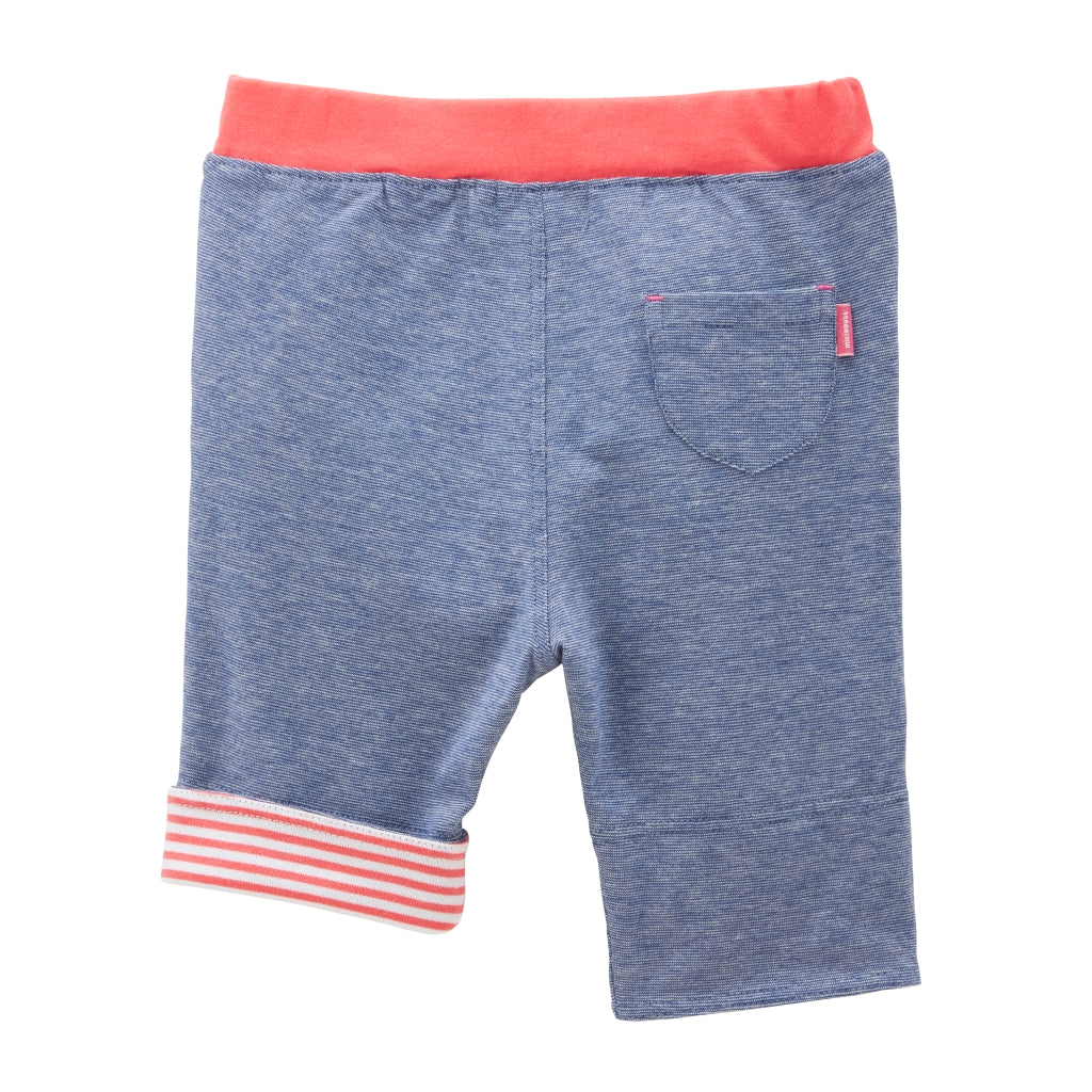 PANTALON BLEU MARINE COTON USAKO