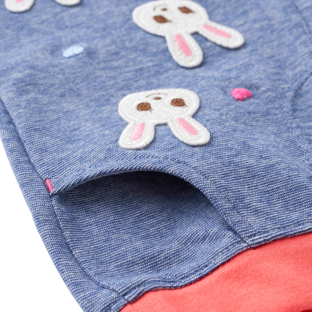 PANTALON BLEU COTON USAKO