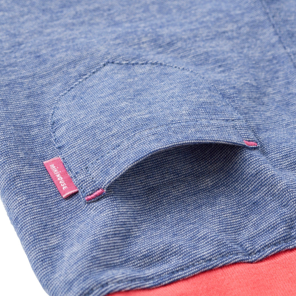 PANTALON BLEU COTON USAKO