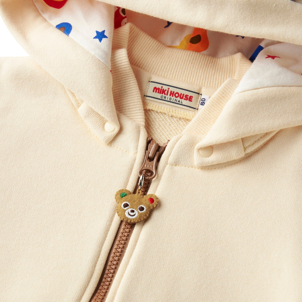 VESTE PUCCI BLANC AVEC CAPUCHE MIKI HOUSE