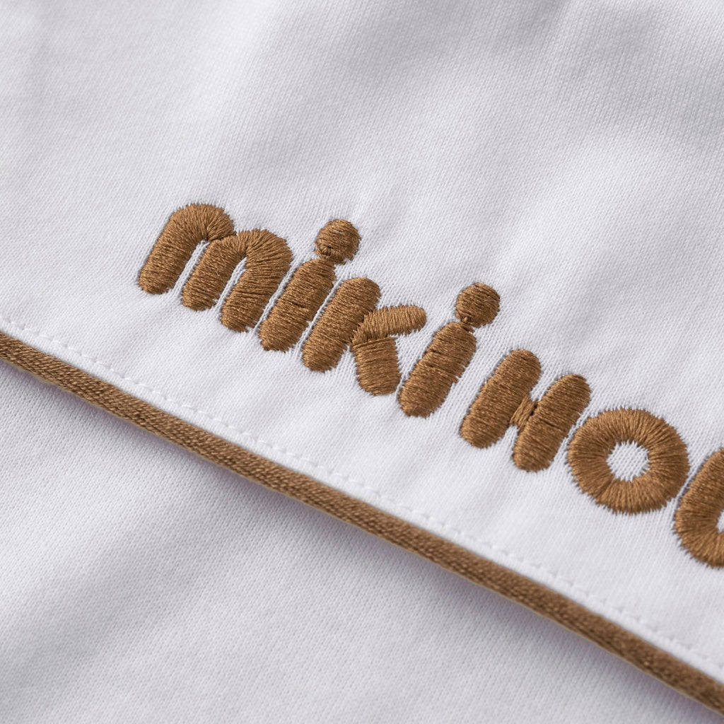 T-SHIRT BEIGE COL MIKI HOUSE
