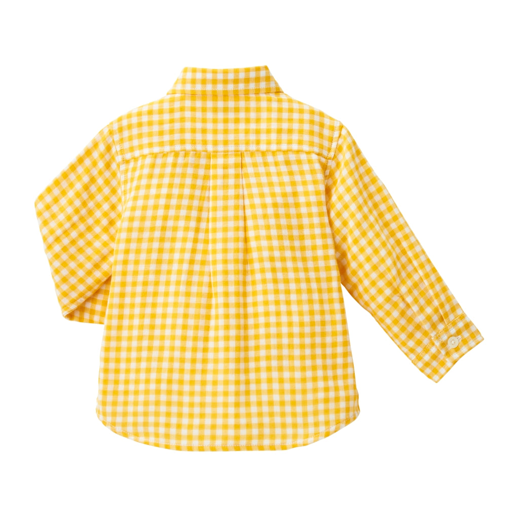 CHEMISE À CARREAUX JAUNE