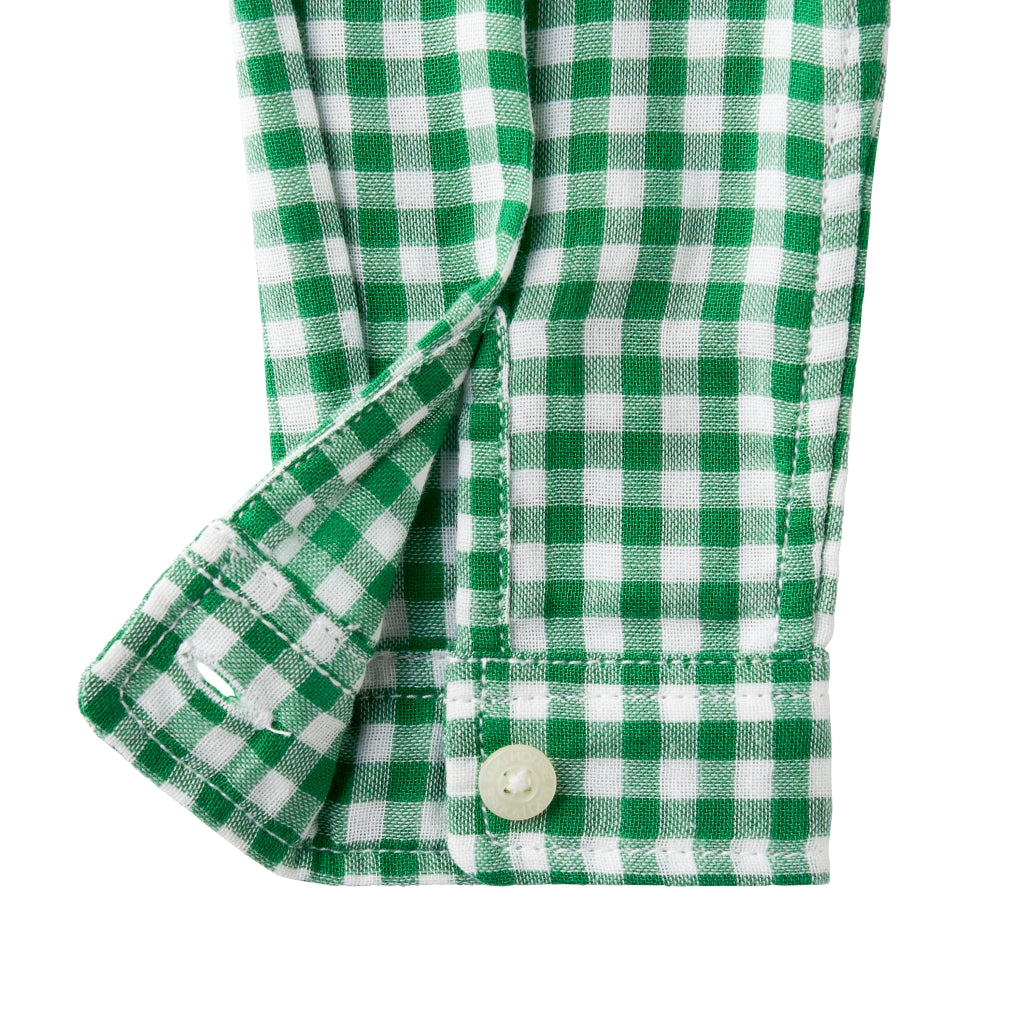 CHEMISE À CARREAUX VERT
