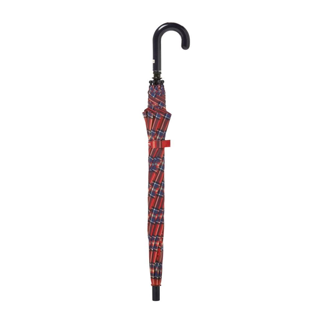 RED AND BLUE CHECKED UMBRELLA