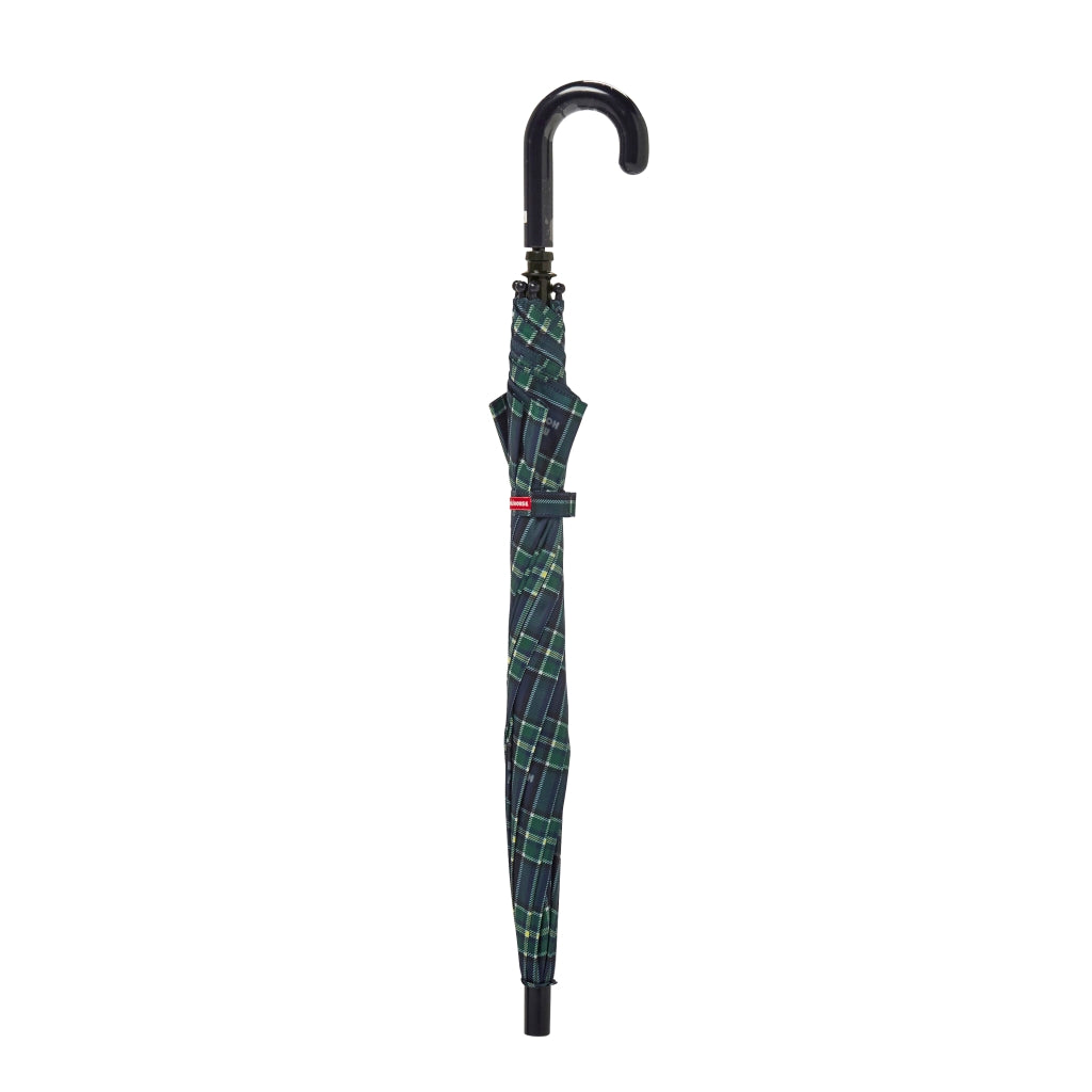 NAVY BLUE CHECKED UMBRELLA