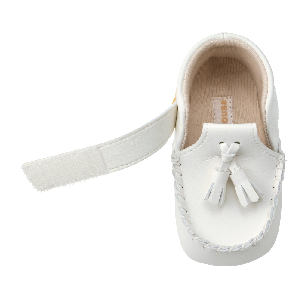 MOCASSINS PRÉ-MARCHE BLANCS