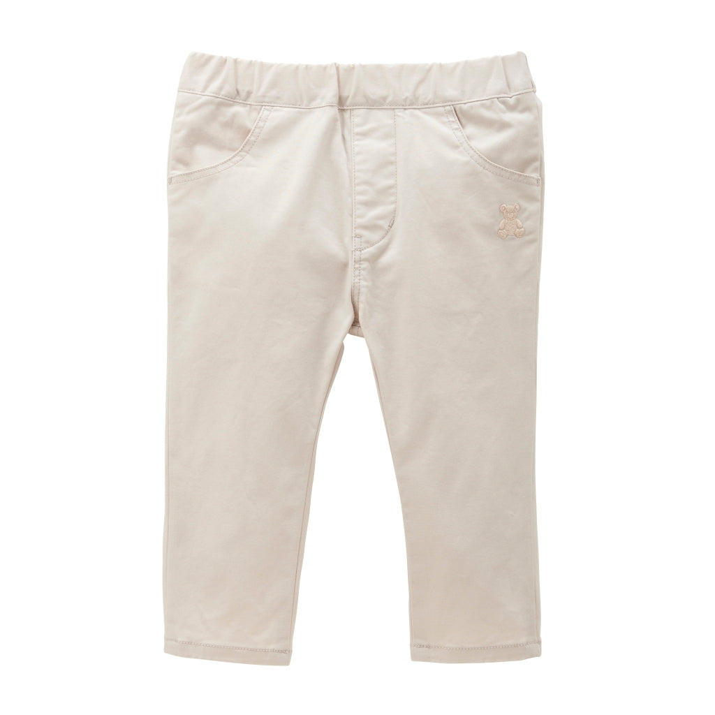 PANTALON COTON IVOIRE CLASSIQUE MIKI HOUSE