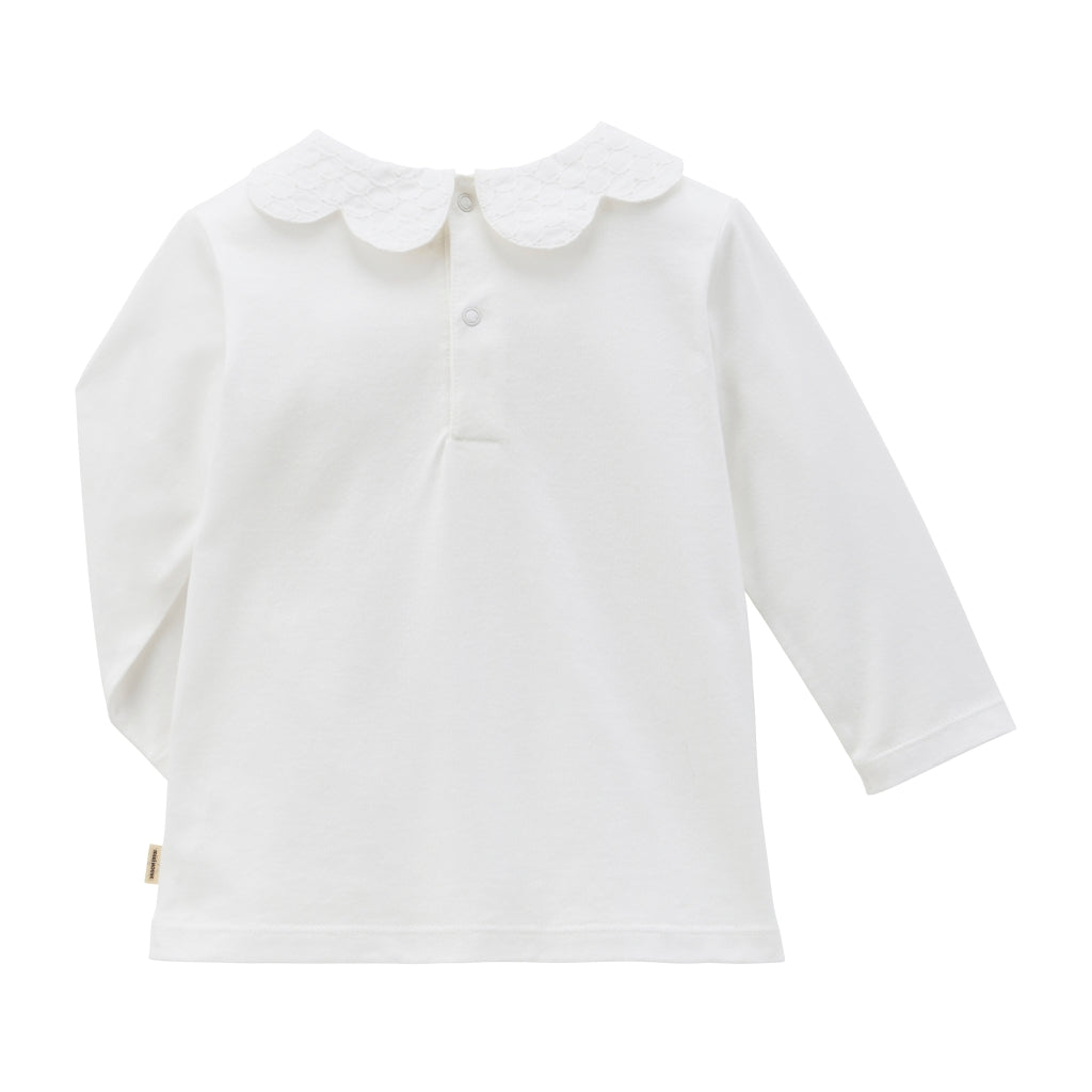 T-SHIRT MANCHES LONGUES BLANC