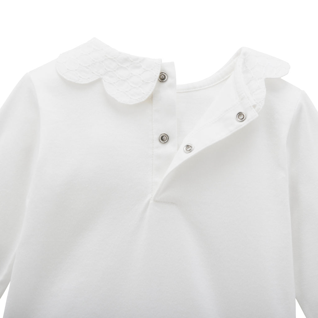 T-SHIRT MANCHES LONGUES BLANC