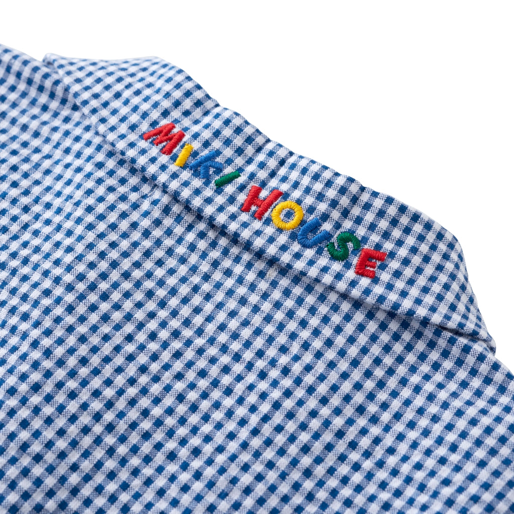 CHEMISE A CARREAUX BLEU MIKI HOUSE
