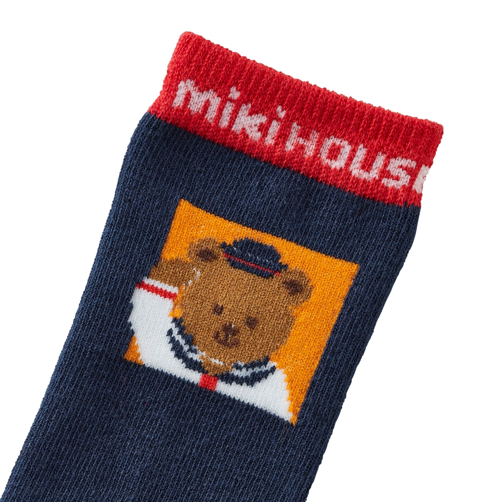 CHAUSSETTES BLEU MARINE MIKI HOUSE