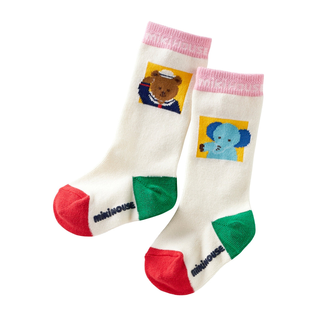 CHAUSSETTES IVOIRE MIKI HOUSE