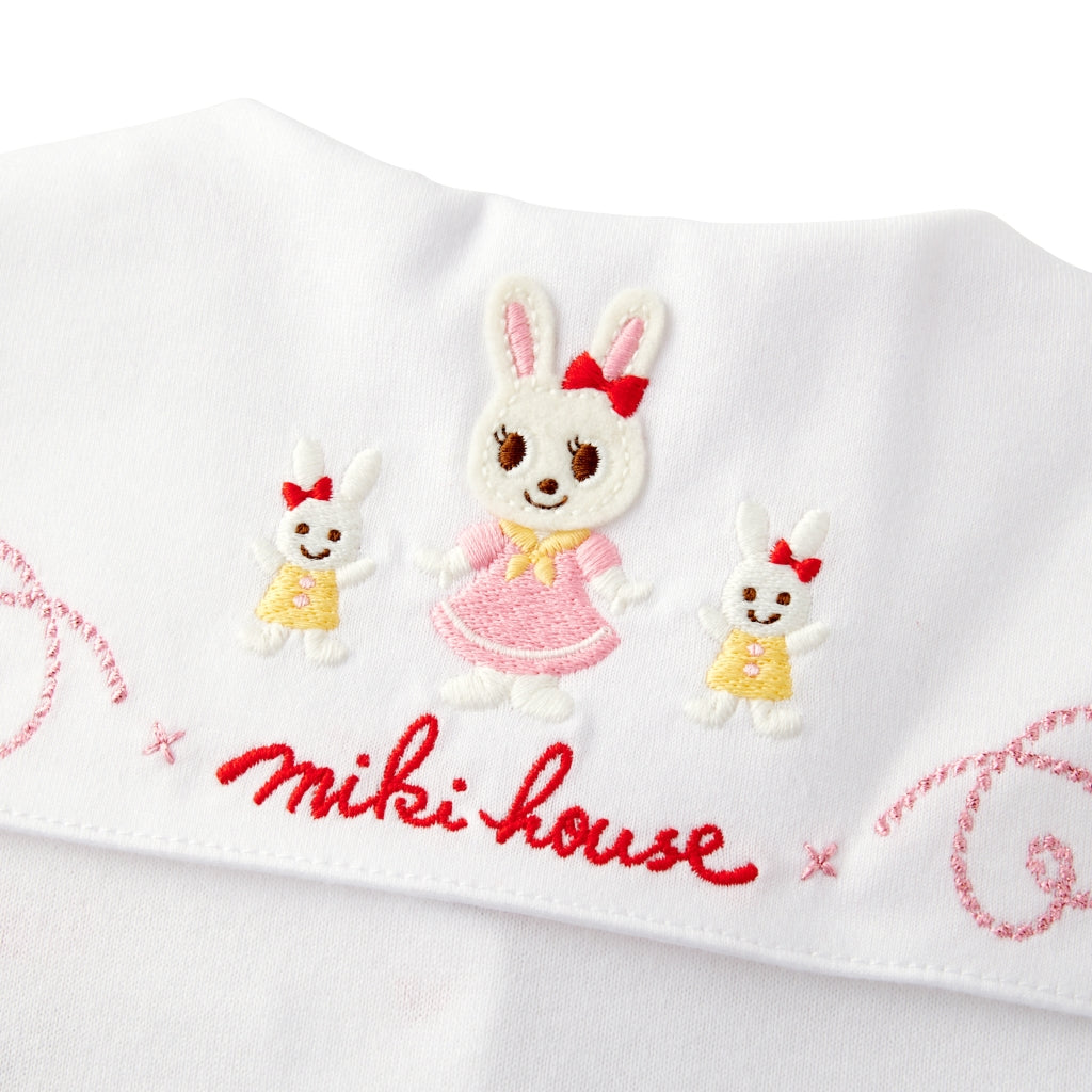 ROBE BLANCHE RAYURES USAKO