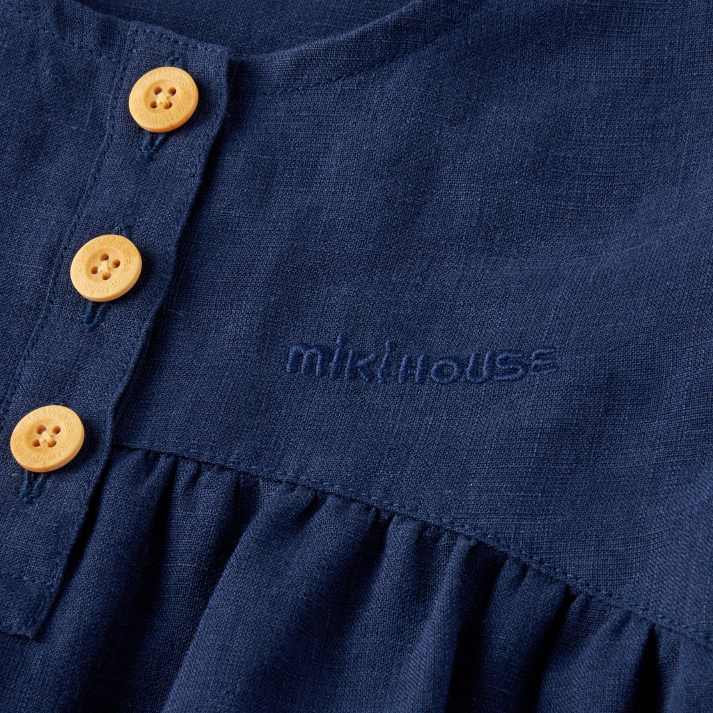 MIKI HOUSE GIRL’S CLASSIC BLUE DRESS