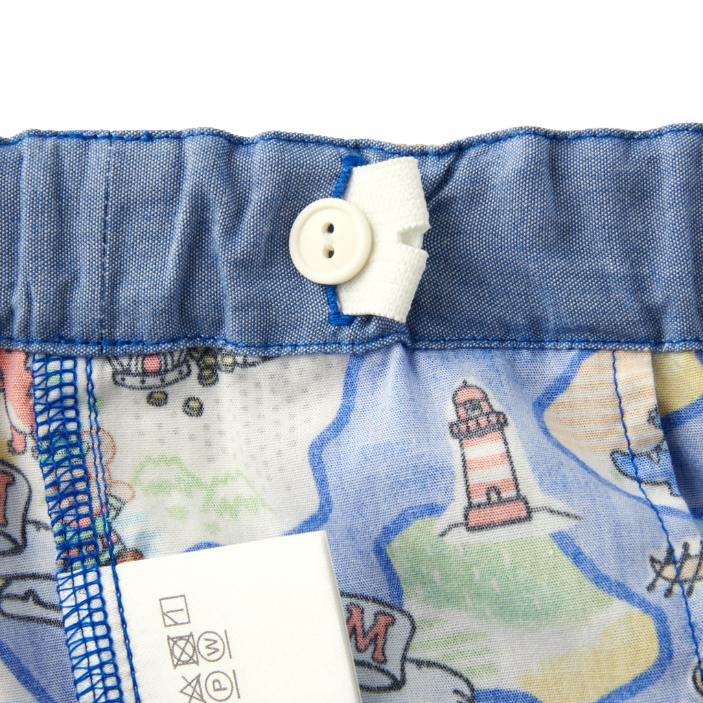 SHORT BLEU PUCCI