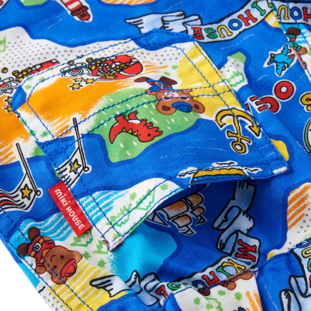 SHORT BLEU PUCCI