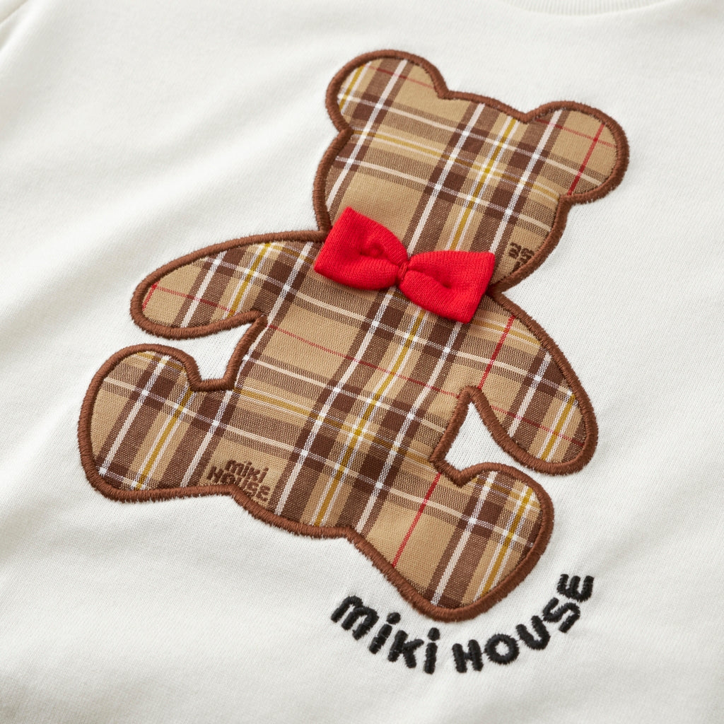 T-SHIRT BLANC CLASSIQUE OURSON