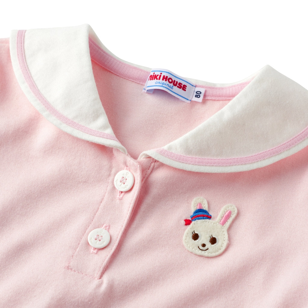 T-SHIRT ROSE COL MARIN USAKO