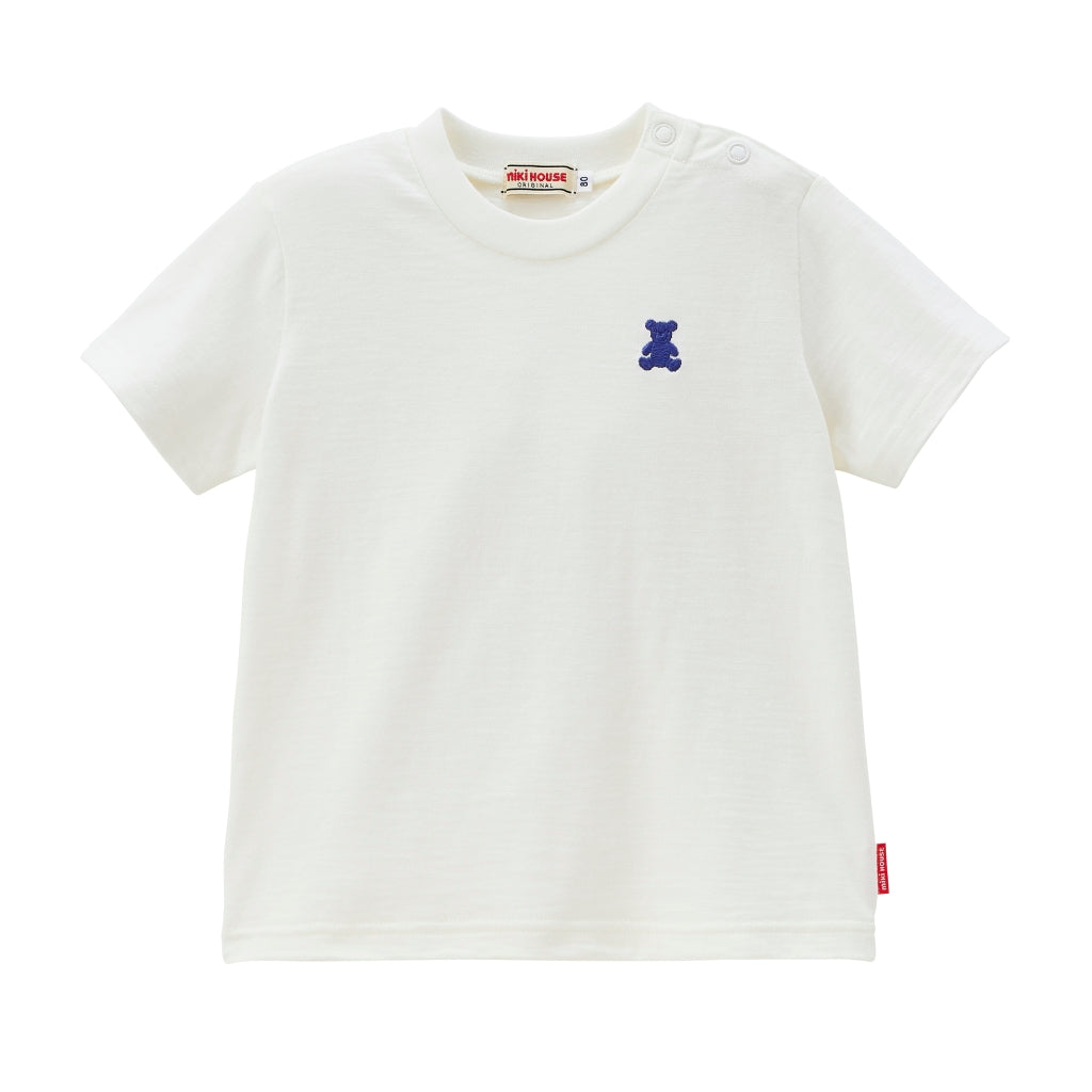 T-SHIRT BLANC CLASSIQUE OURSON