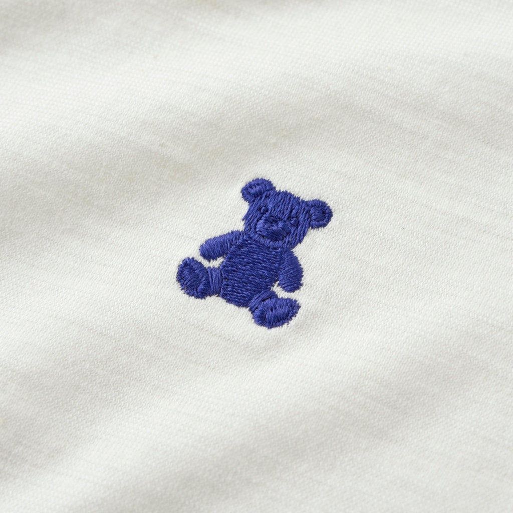 T-SHIRT BLANC CLASSIQUE OURSON
