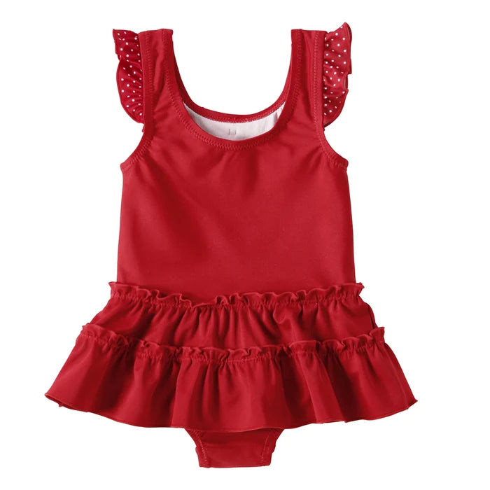 MAILLOT DE BAIN ROBE ROUGE