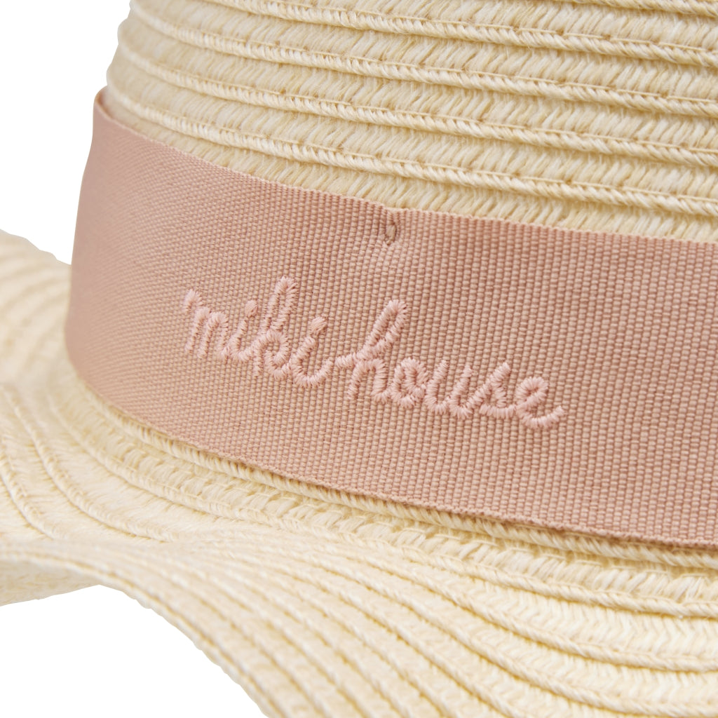 CHAPEAU RUBAN ROSE
