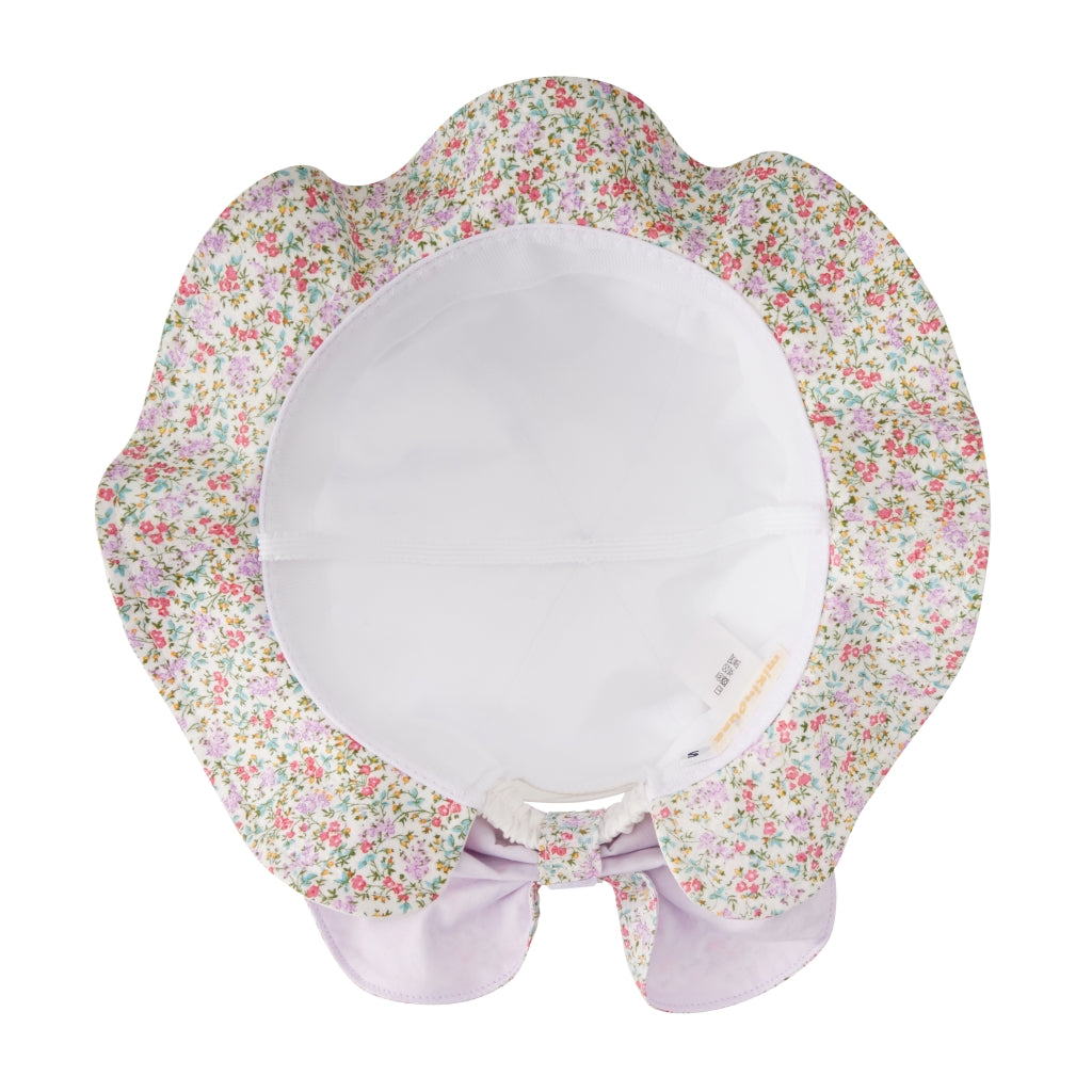 CHAPEAU ÉTÉ BLANC MOTIFS LIBERTY