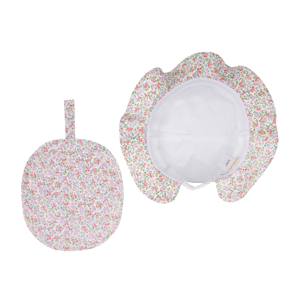 CHAPEAU ÉTÉ BLANC MOTIFS LIBERTY