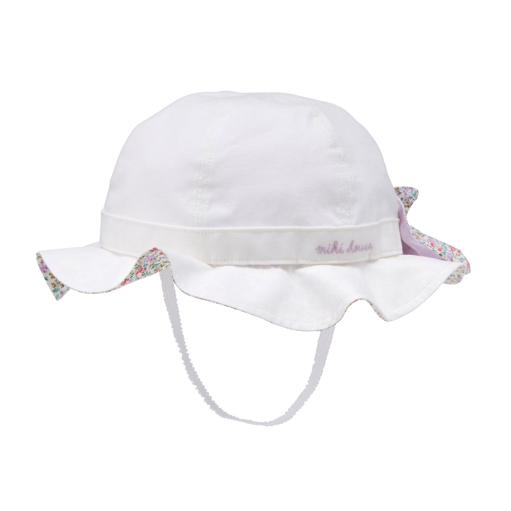 CHAPEAU ÉTÉ BLANC MOTIFS LIBERTY