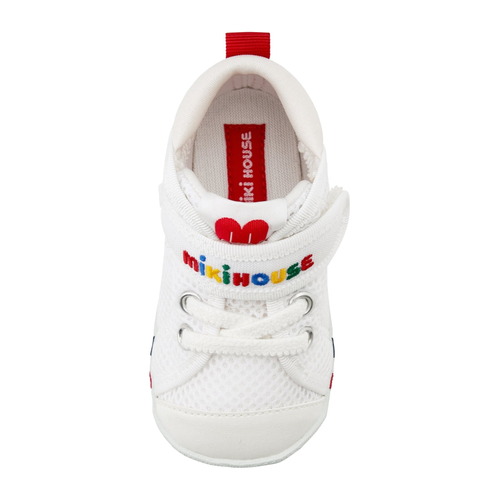 WHITE SHOES MULTICOLOR LOGO