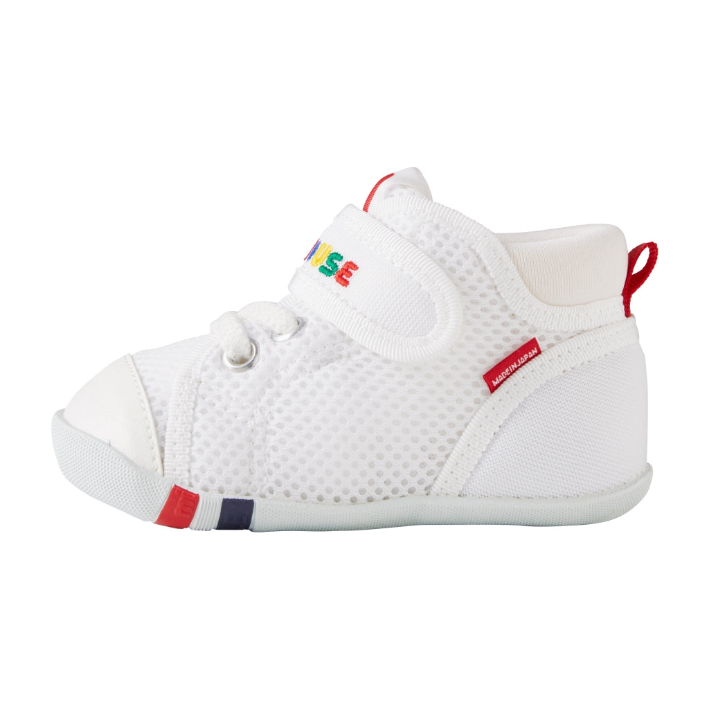 WHITE SHOES MULTICOLOR LOGO