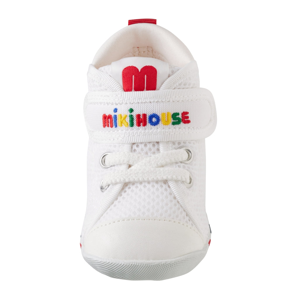 WHITE SHOES MULTICOLOR LOGO