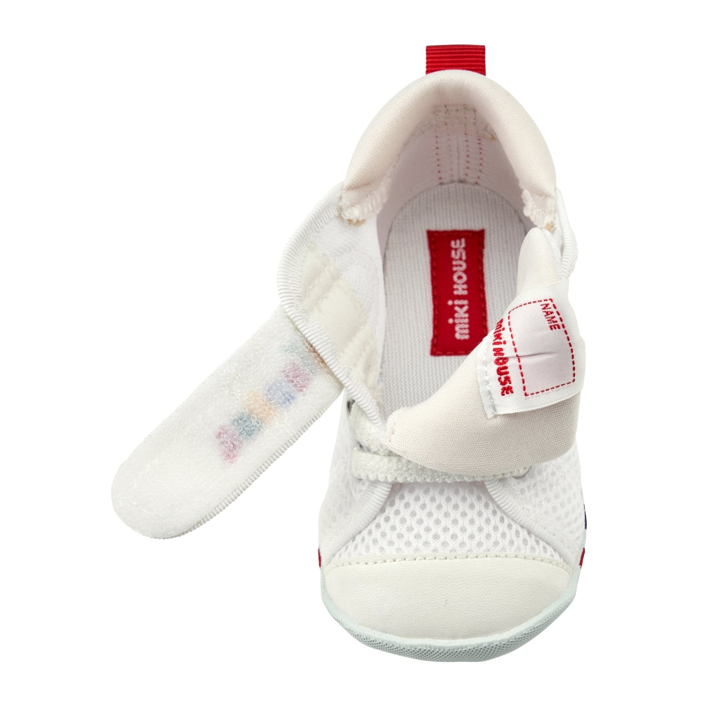 WHITE SHOES MULTICOLOR LOGO