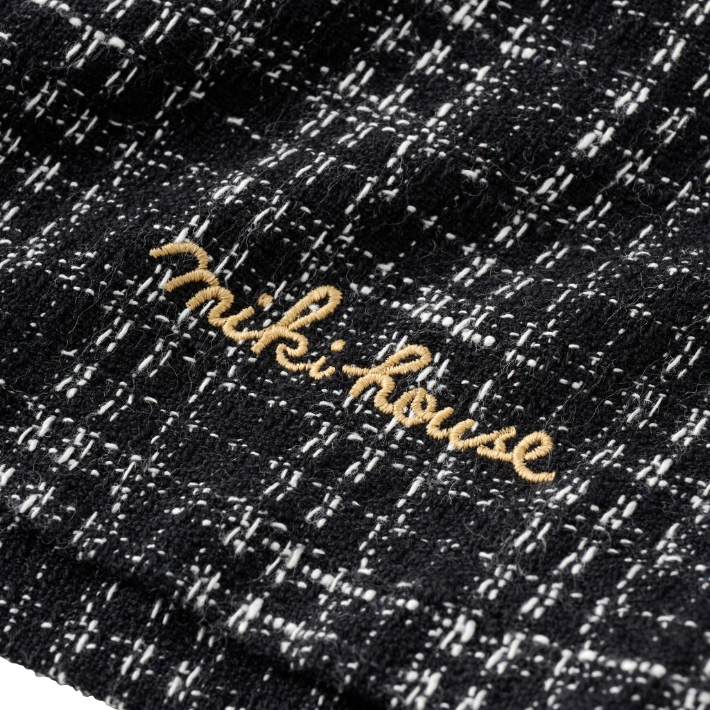 SHORT NOIR MIKI HOUSE IMITATION TWEED