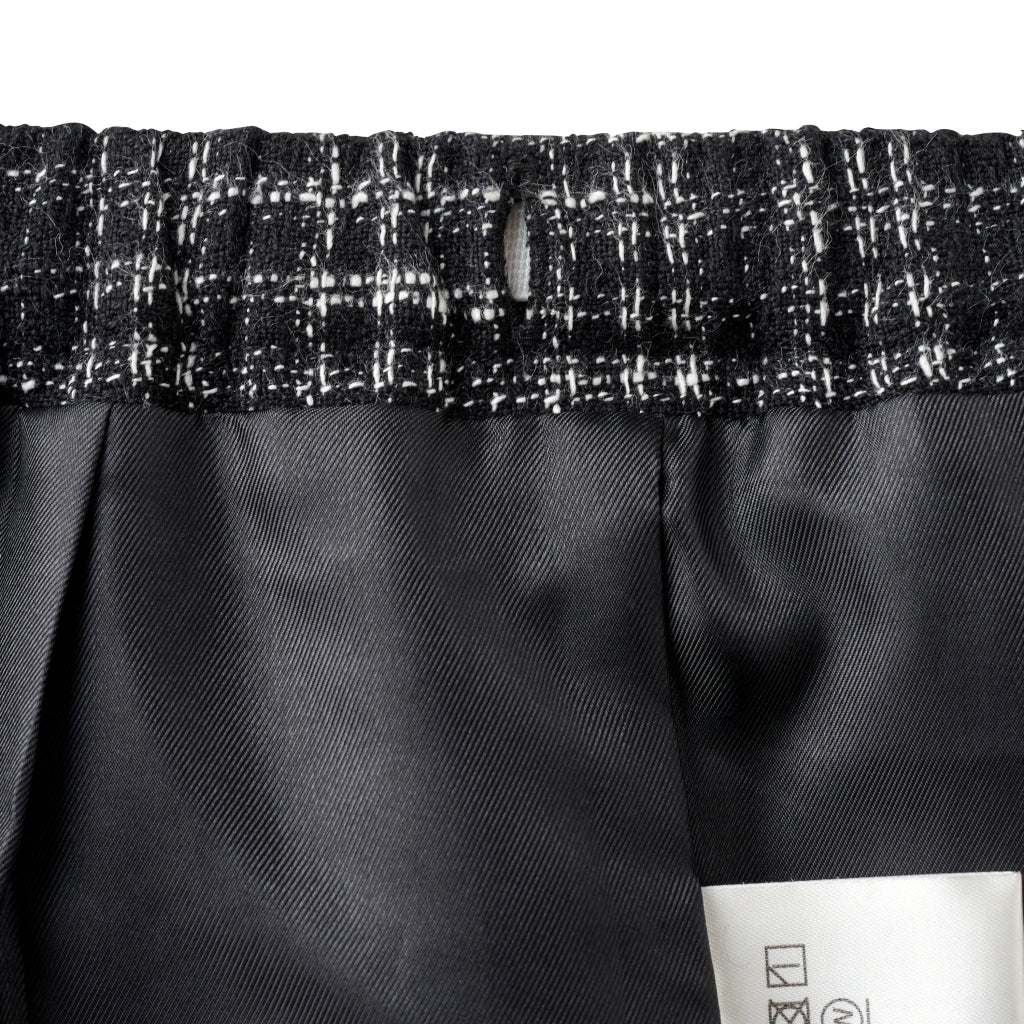 SHORT NOIR MIKI HOUSE IMITATION TWEED