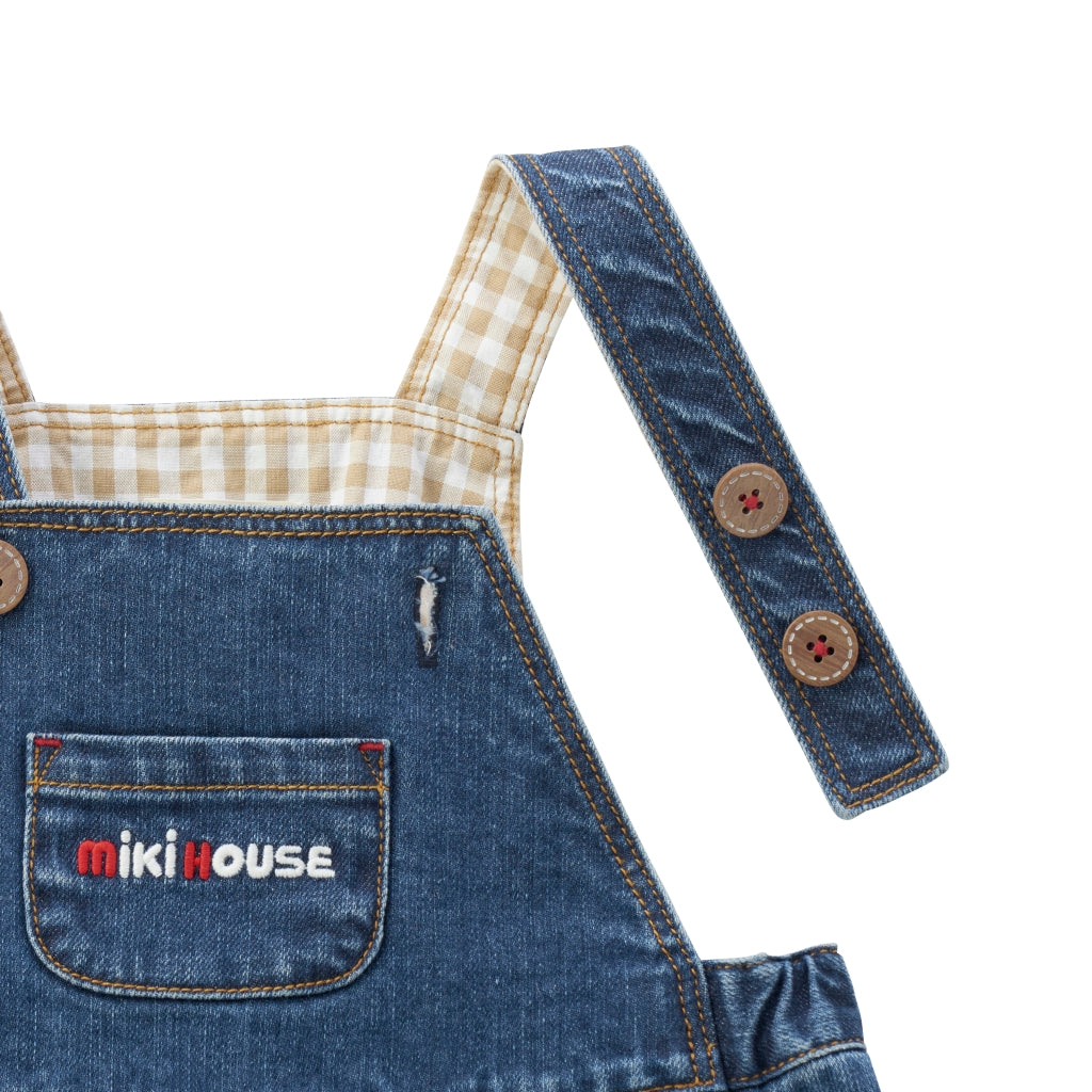 ROBE EN COTON BLEU MARINE MOTIFS BEAR