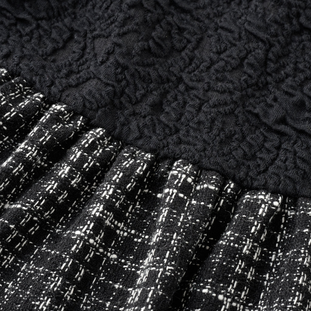 ROBE NOIRE MIKI HOUSE IMITATION TWEED