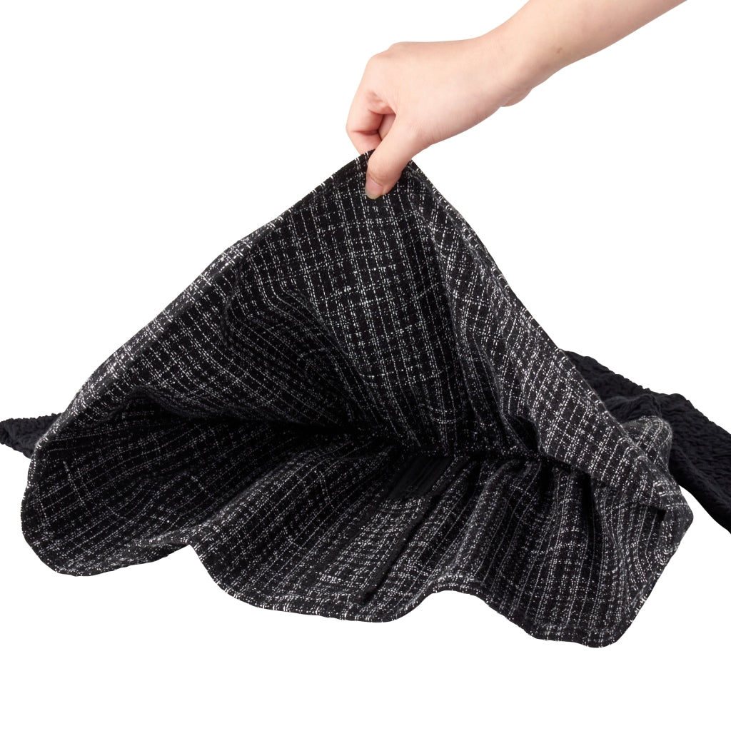 ROBE NOIRE MIKI HOUSE IMITATION TWEED