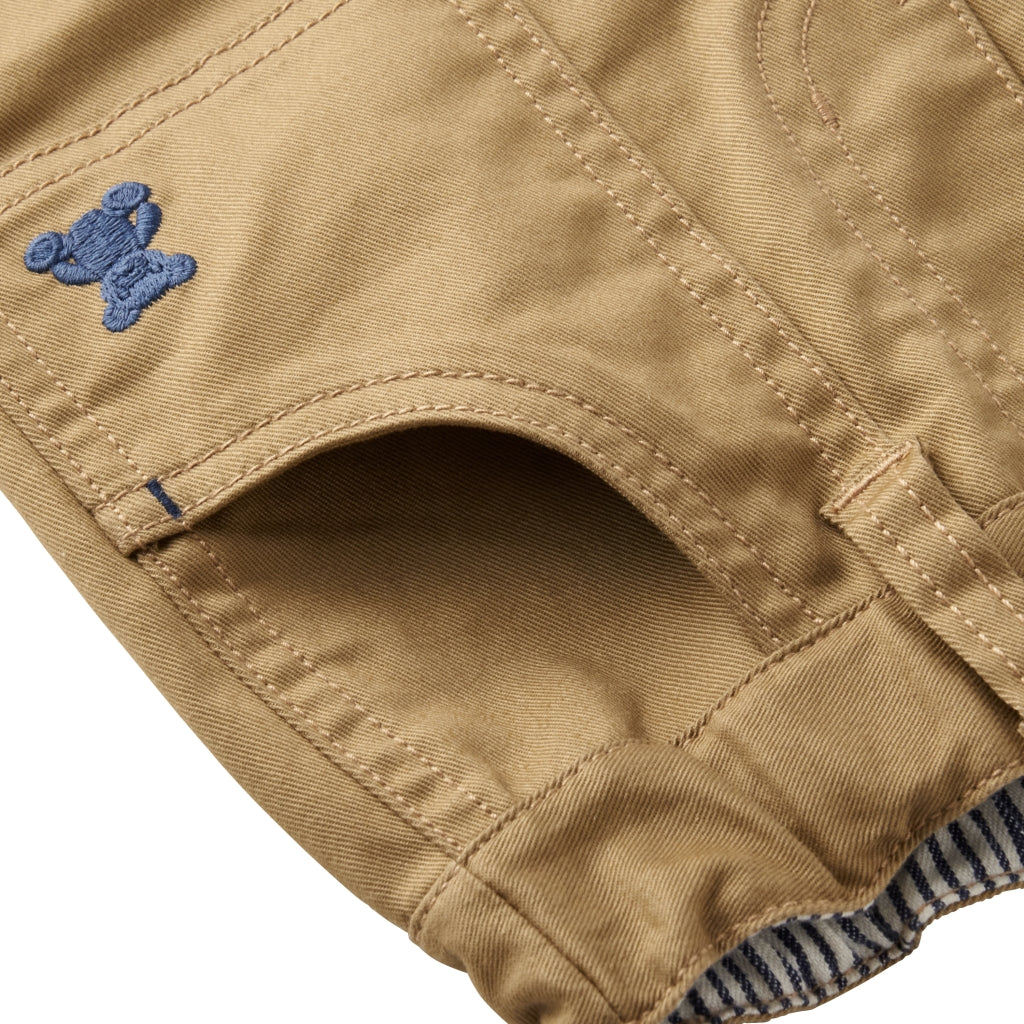 PANTALON MARRON OURSON BLEU