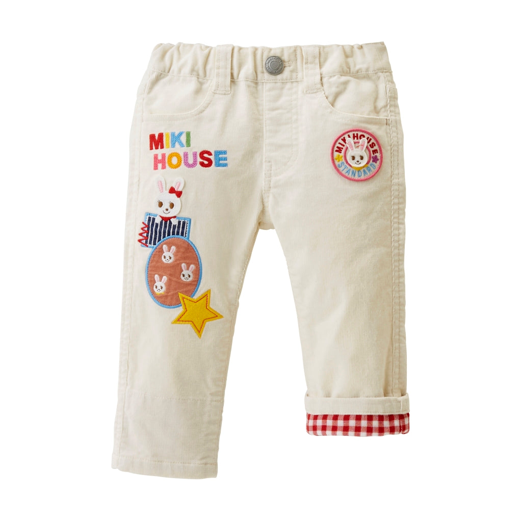 PANTALON COTON BLANC USAKO MIKI HOUSE