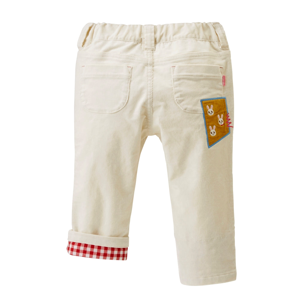 PANTALON COTON BLANC USAKO MIKI HOUSE