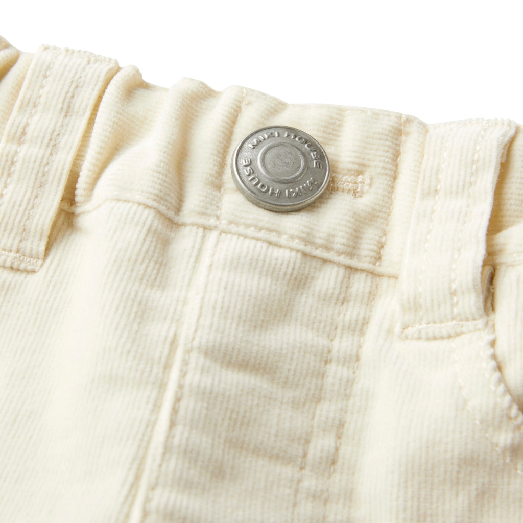 USAKO MIKI HOUSE WHITE COTTON TROUSERS