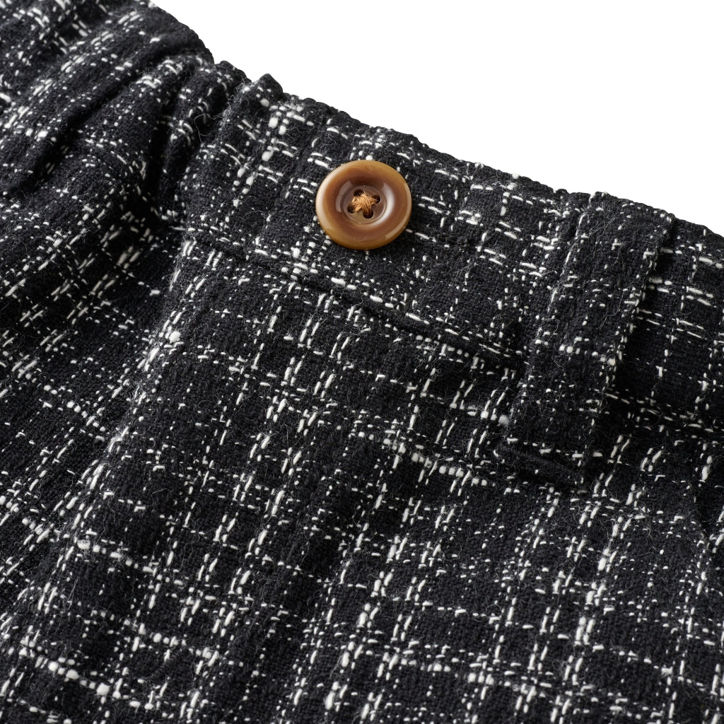 PANTALON NOIR MIKI HOUSE IMITATION TWEED