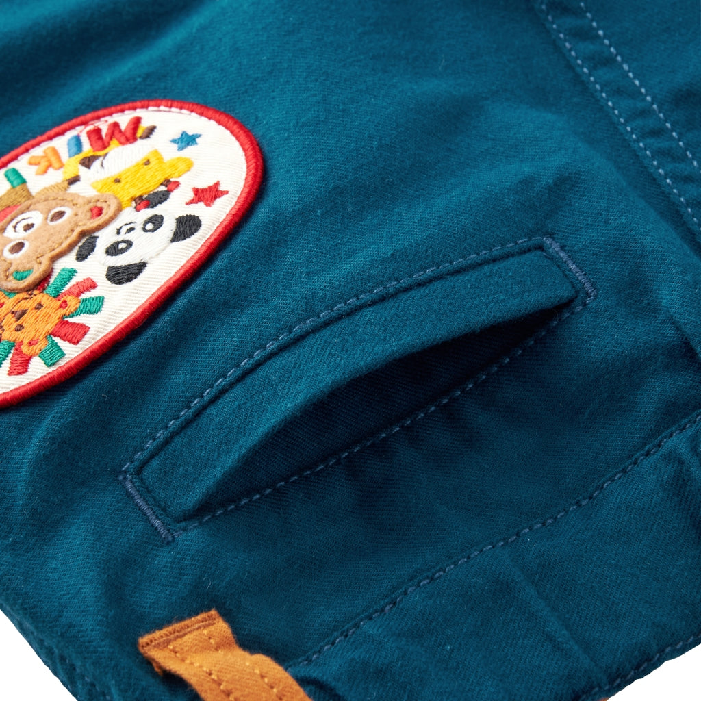 PANTALON PUCCI BLEU ANIMAUX