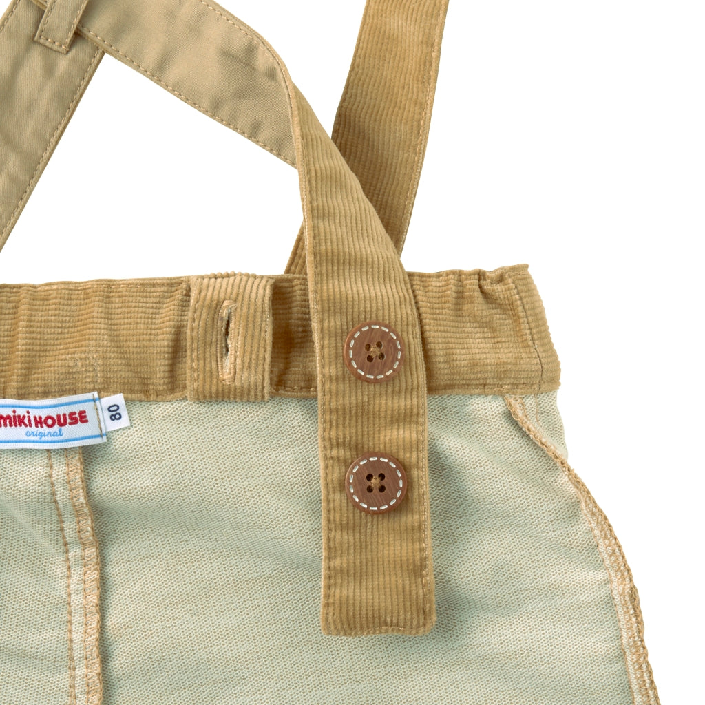 SALOPETTE BEIGE EN VELOURS USAKO