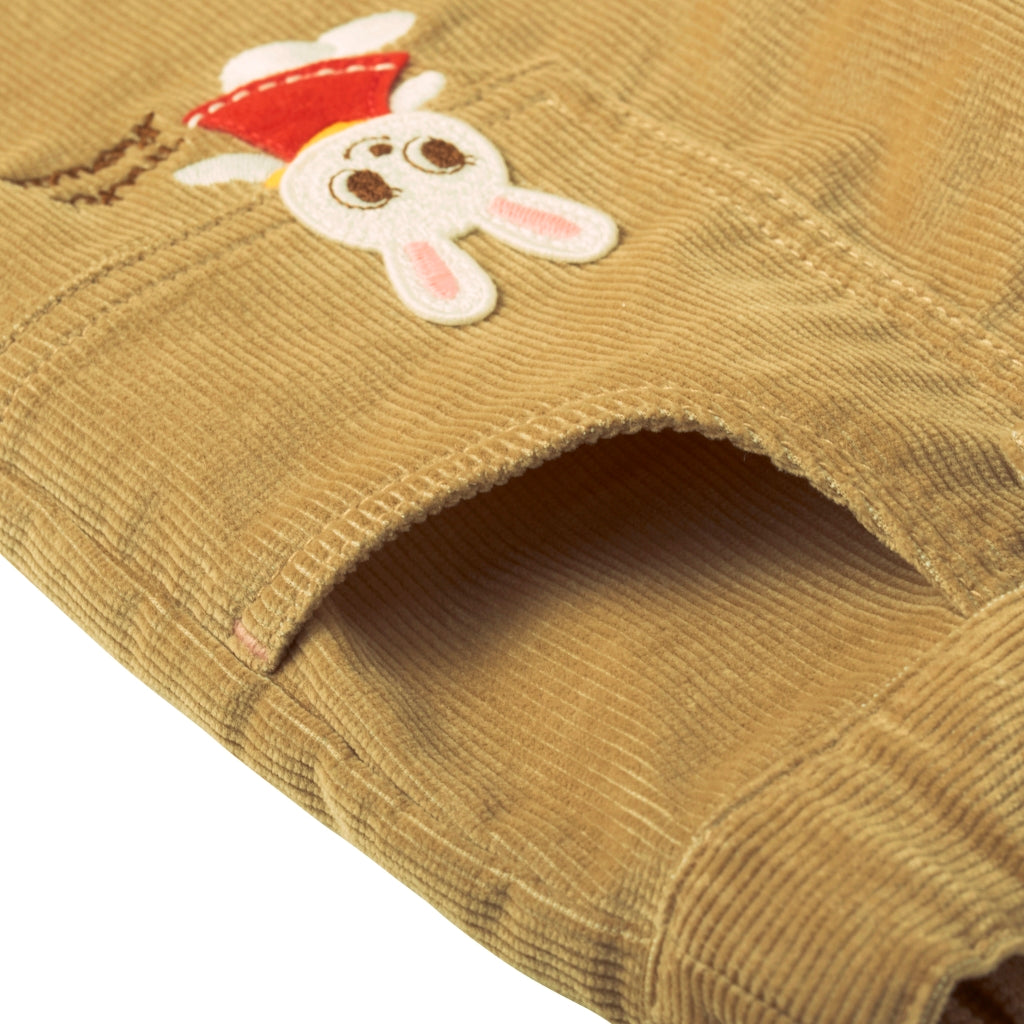 SALOPETTE BEIGE EN VELOURS USAKO