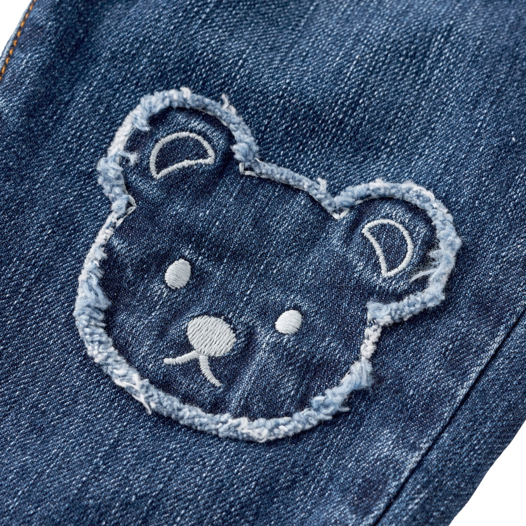 JEAN BLEU MOTIF OURSONS