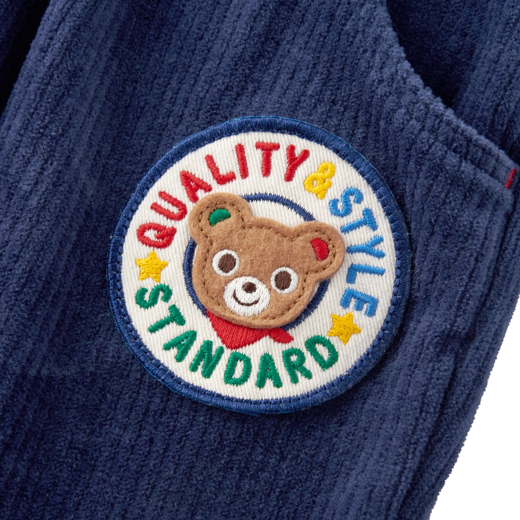 PANTALON EN COTTON BLEU FONCÉ PUCCI