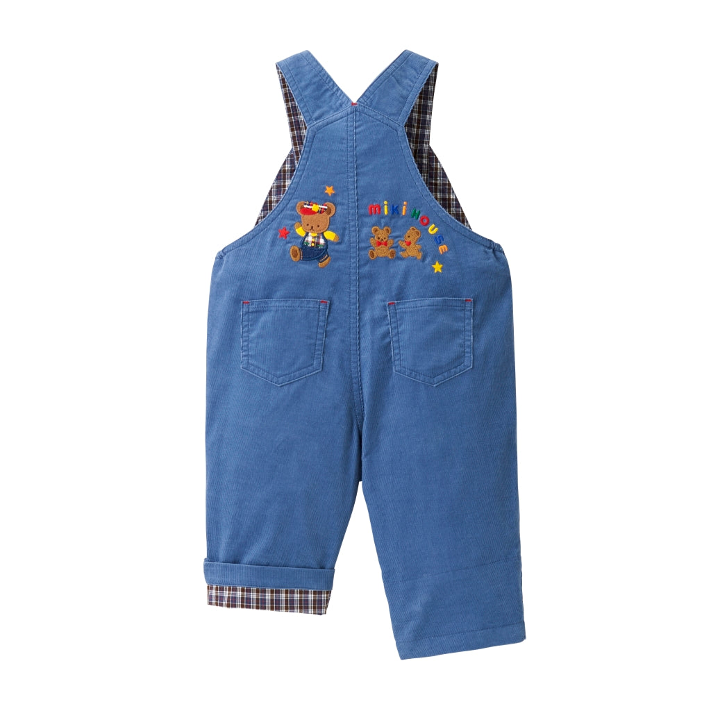 MIKI HOUSE BEAR OVERALLS