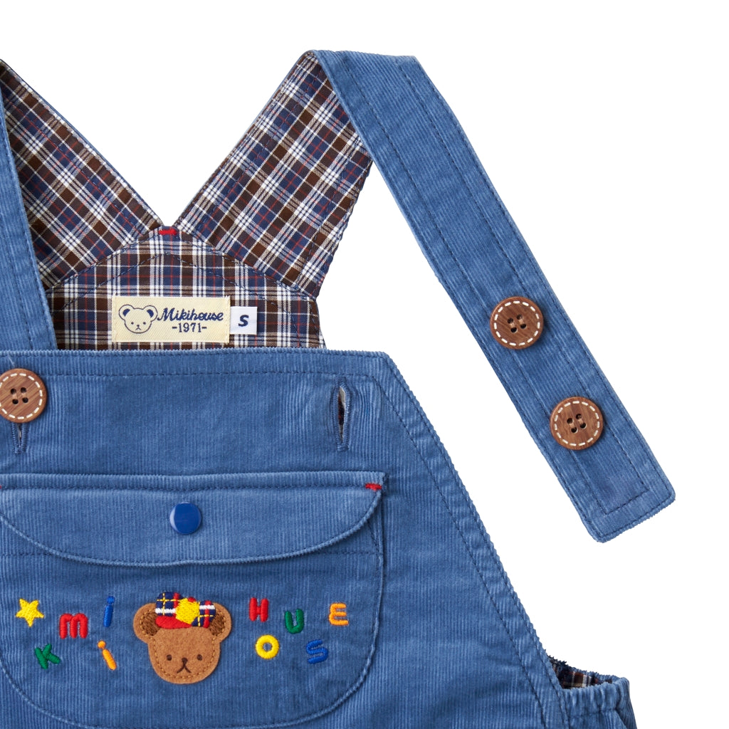 MIKI HOUSE BEAR OVERALLS